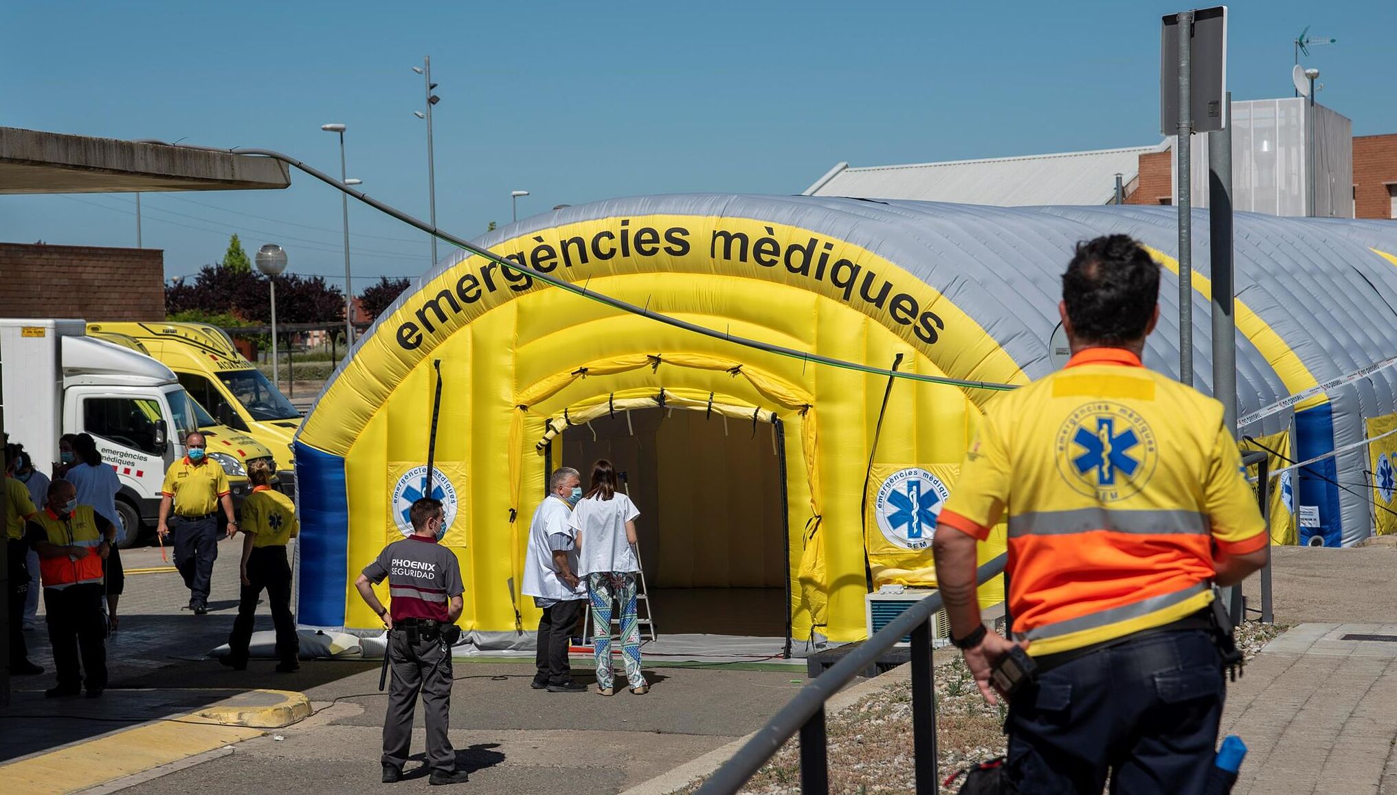 Cataluña hospital de campaña