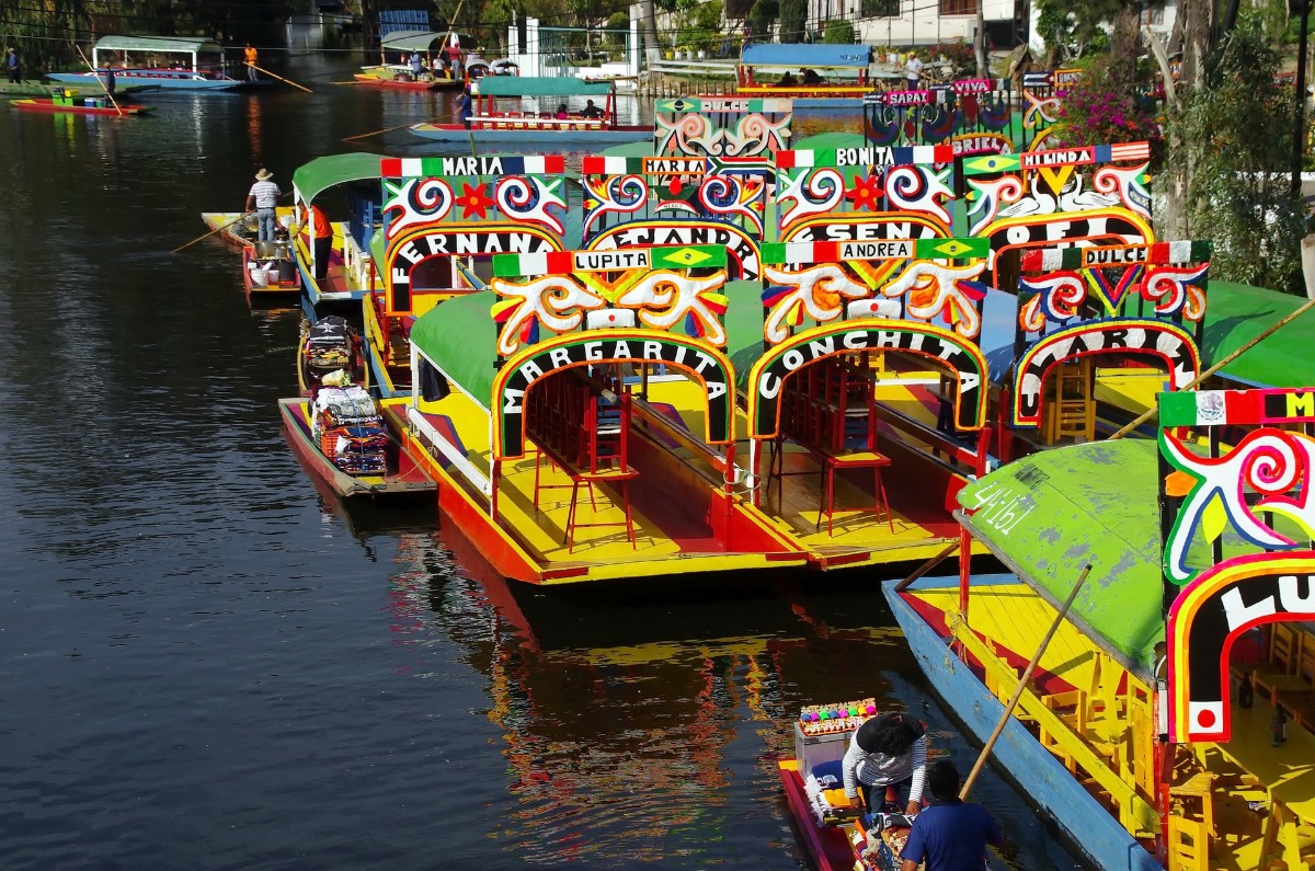 jardines flotantes de Xochimilco