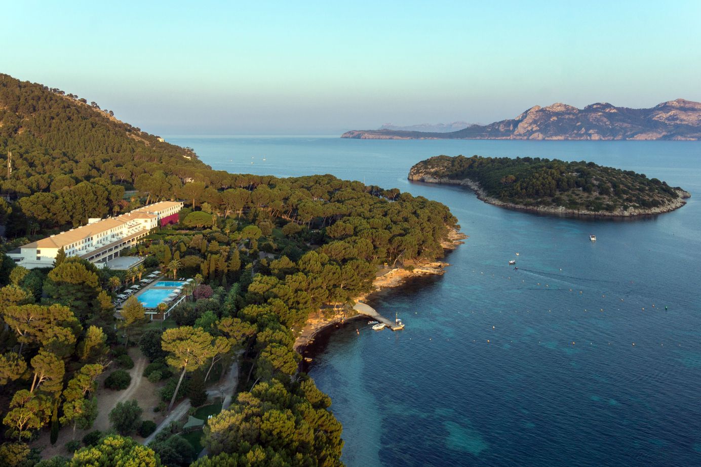 Hotel Formentor visto desde el aire