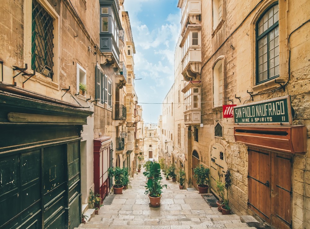 calle de Valetta, Malta