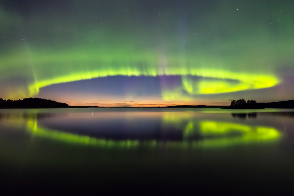 aurora boral en Finlandia