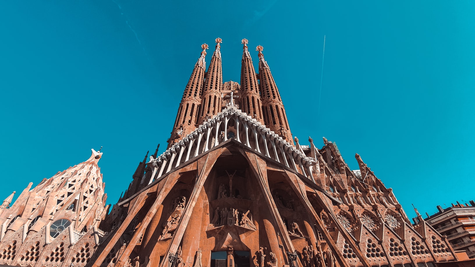 Barcelona, fachada de la Sagrada Familia