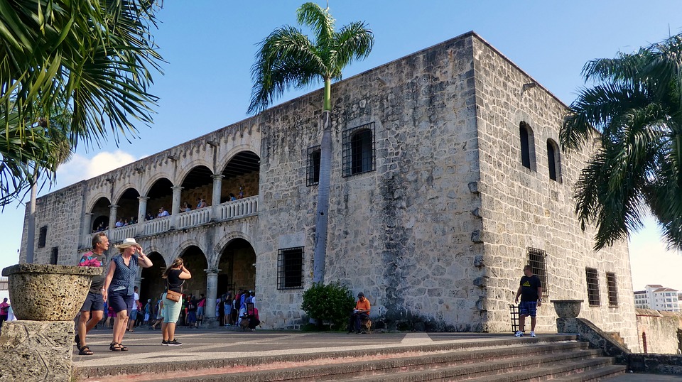 Vista del casco histórico en República Dominicana