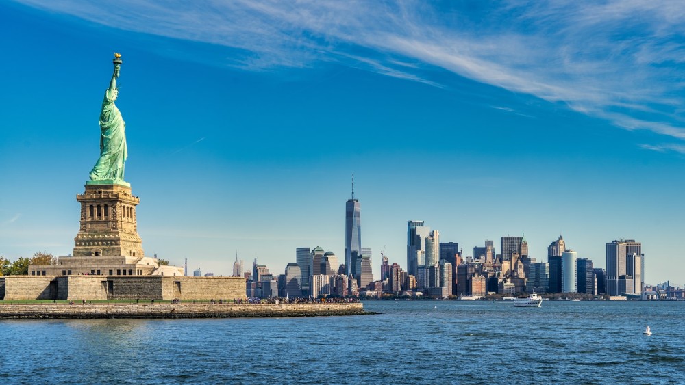 Internet, Estatua de la Libertad en Nueva York