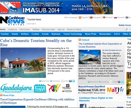 Caribbean News Digital en inglés cumple las mil ediciones