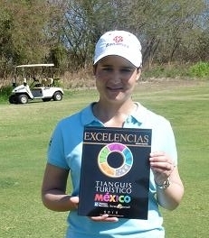 Lorena Ochoa encabeza el torneo de golf del Tianguis Turístico 2012