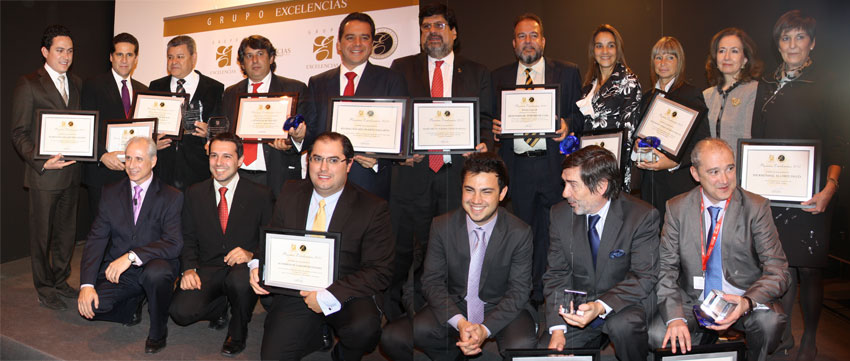 Grupo Excelencias entrega en FITUR 2012 los Premios Excelencias en el turismo, el mundo gourmet y la cultura